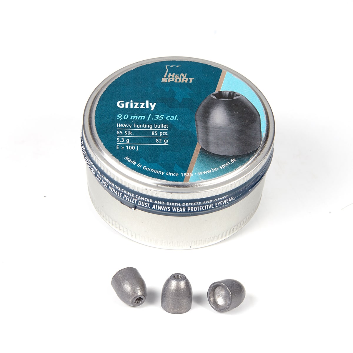 Munición H&N Sport Grizzly 35