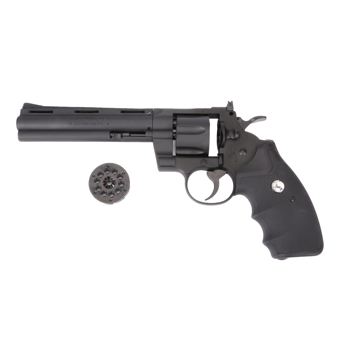 Pistola Revolver Colt Python .357  Magnum CTG  CO2 de Postas Calibre .177(4.5mm) - Imagen 3