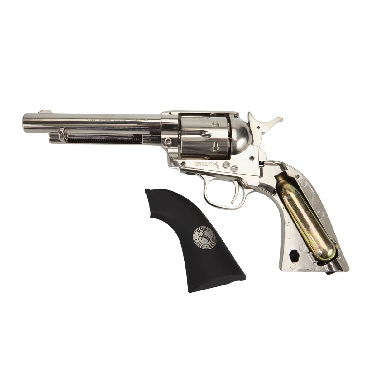 Pistola Colt Peacemaker Nikel Cal. 4.5 - Imagen 3